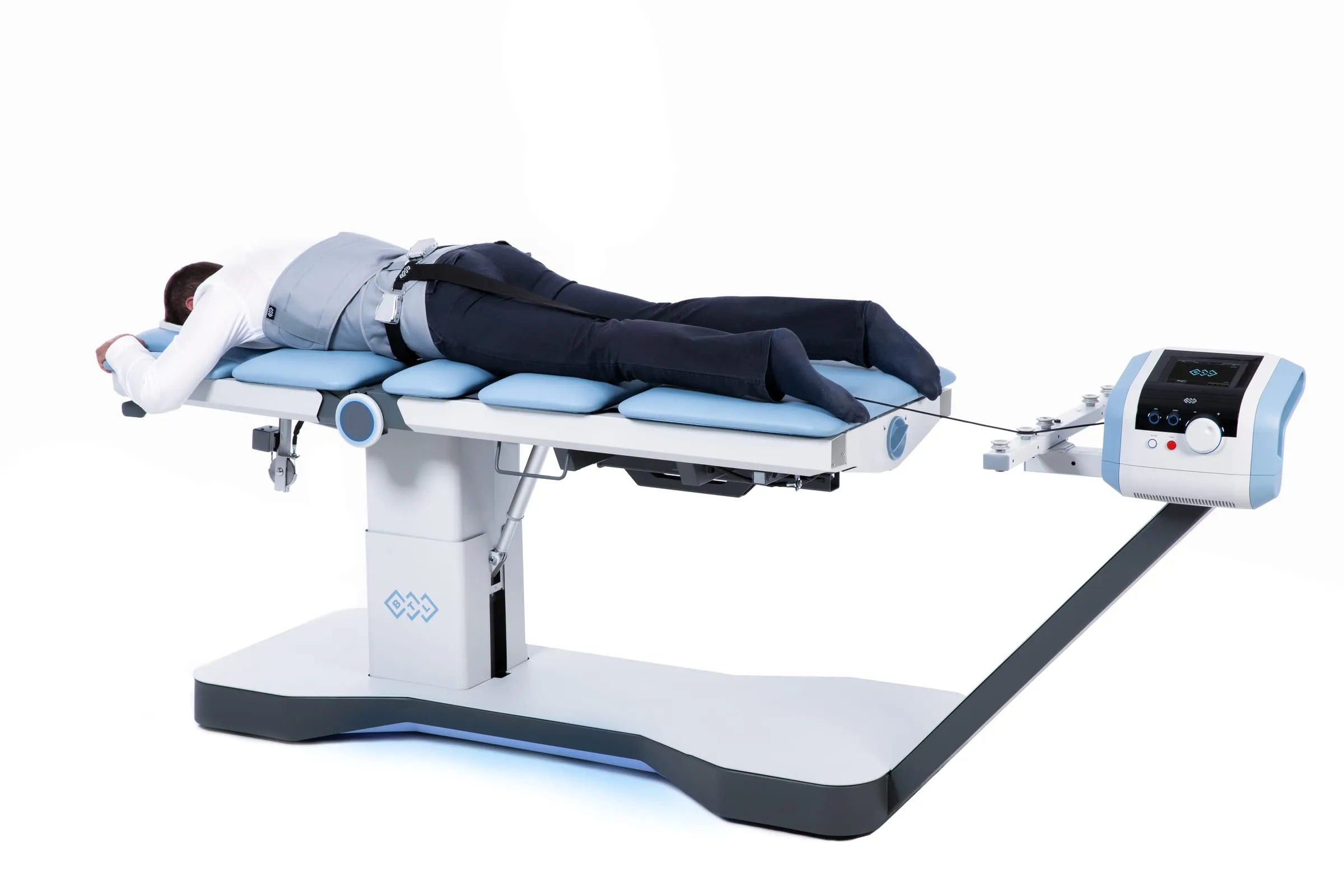 Patient receiving spinal decompression therapy in Sydney